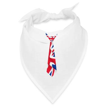 Vereinigtes Königreich Krawatte – Flaggendesign - Bandana - Weiß - Vorne