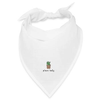 Plant Lady. - Bandana - Weiß - Vorne
