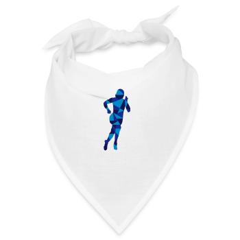 Laufen, Läuferin - Bandana - Weiß - Vorne