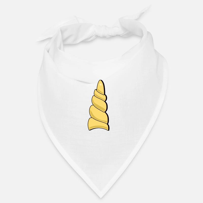 Cornes de corne - Licorne - Bandana - blanc
