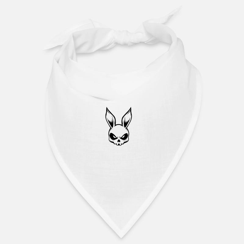 Hase Skelett Skull Bandana