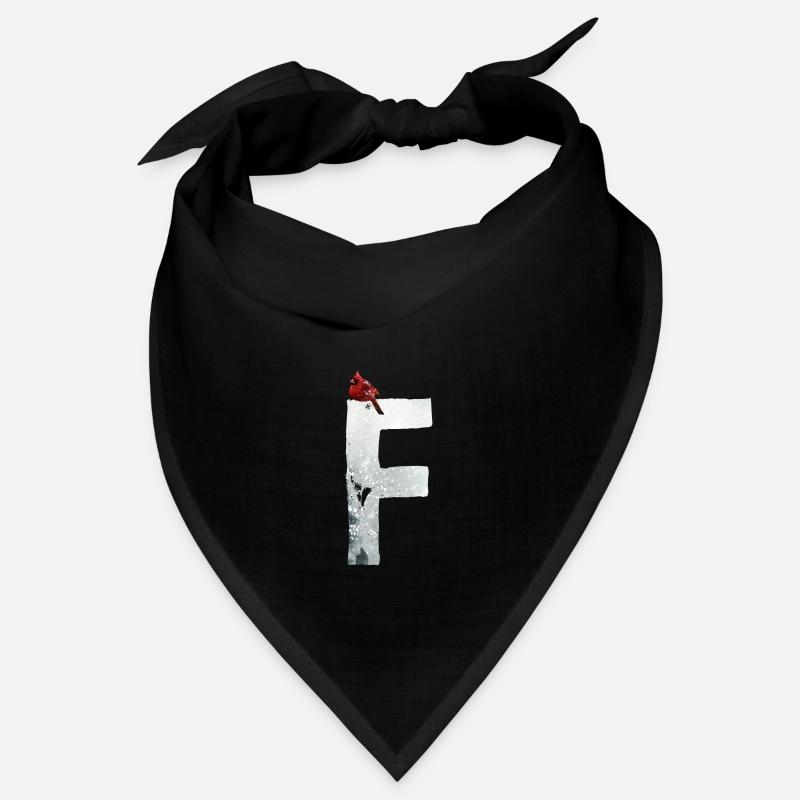 F – decorative character – winter Bandana