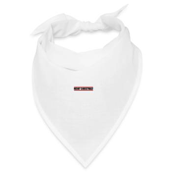 Merry Christmas - Bandana - Weiß - Vorne