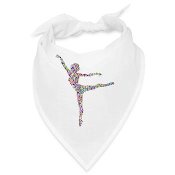 ballerina ballett dance dancer tanz taenzer yoga48 - Bandana - Weiß - Vorne