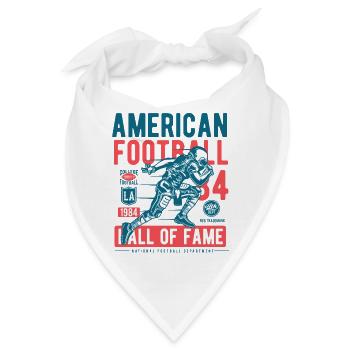 American Football Ballsport College Touchdown USA - Bandana - Weiß - Vorne
