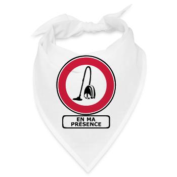 Vakuum verboten Präsenz - Bandana - Weiß - Vorne