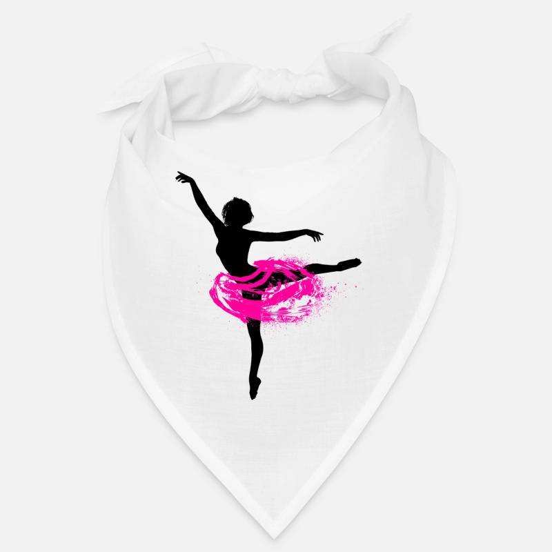 Ballerine avec la danseuse de ballet silhouette Tutu Bandana