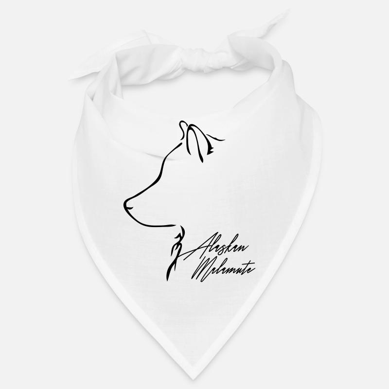 ALASKAN MALAMUTE Profile E WILSIGNS Bandana