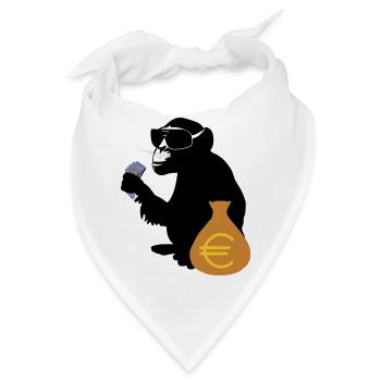 euro monkey - Bandana - Weiß - Vorne