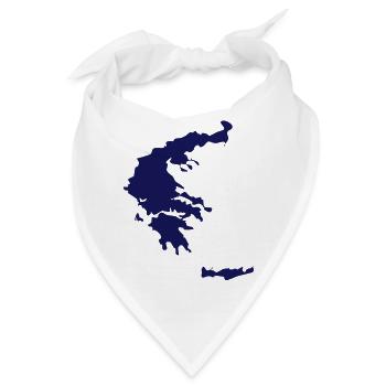Griechenland - Bandana - Weiß - Vorne