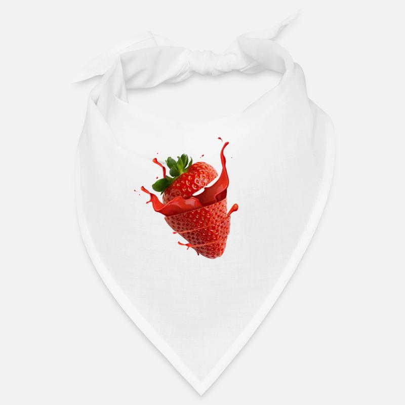 Erdbeere mit splash Bandana