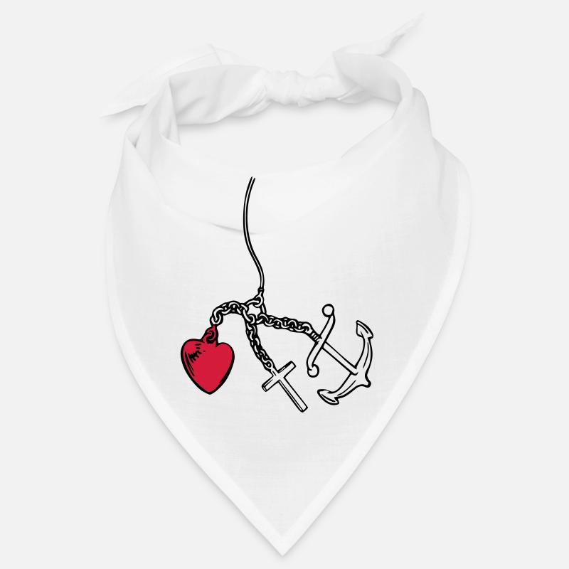 glaube liebe hoffnung herz Bandana