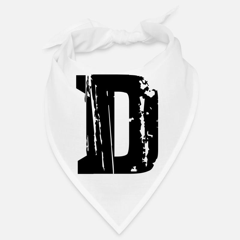 D - Buchstabe Bandana