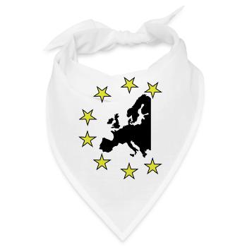europa - Bandana - Weiß - Vorne