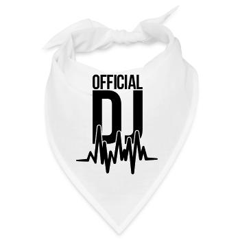dj - Bandana - Weiß - Vorne