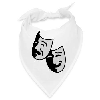 Theater - Bandana - Weiß - Vorne