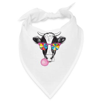 Kühler Kuhgummi - Bandana - Weiß - Vorne