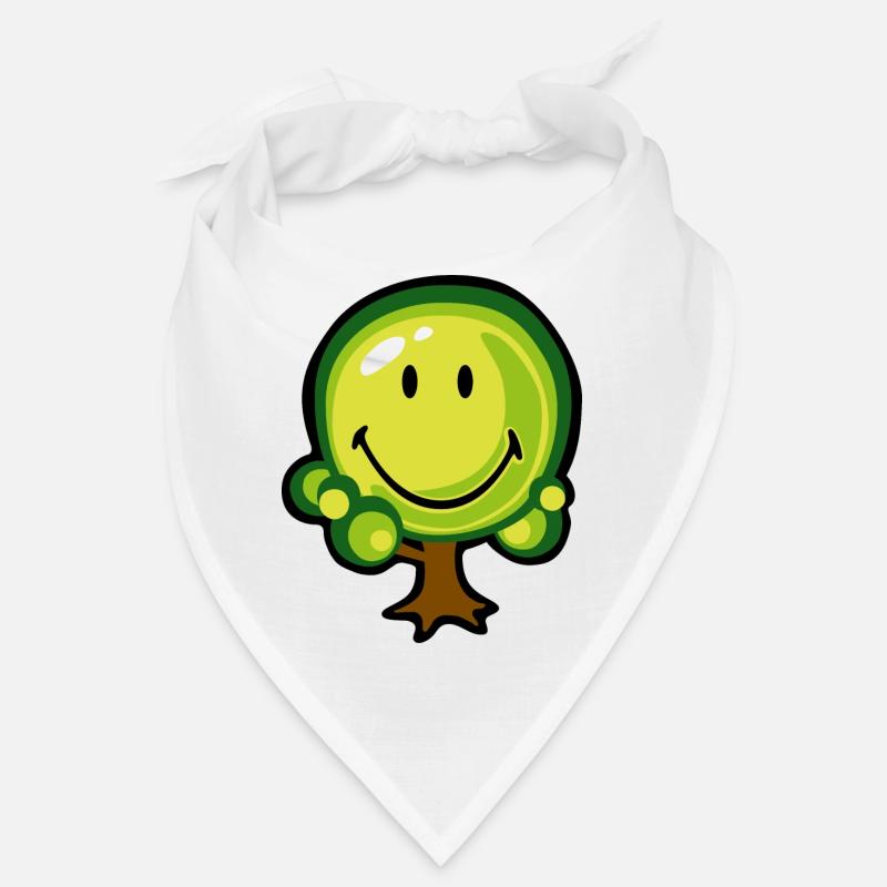 Smiley Oak Tree Bandana