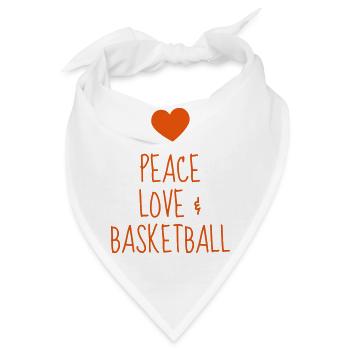 Basketball - Basket ball - Basket-ball - Baskette - Bandana - Weiß - Vorne