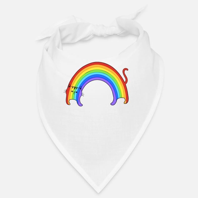 Regenbogen-Katze Bandana
