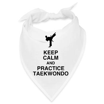 Taekwondo Taekwondoin Tae-Kwon-Do Tae Kwon Do - Bandana - Weiß - Vorne