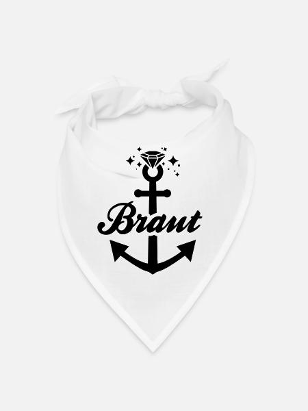 Braut T-Shirt - Junggesellinnenabschieds T-Shirts - Bandana - Weiß - Vorne
