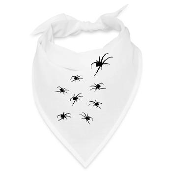 Spinnen - Horror, Spinne - Bandana - Weiß - Vorne