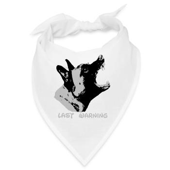 Wachhund Malinois Schaeferhund Hundesport - Bandana - Weiß - Vorne