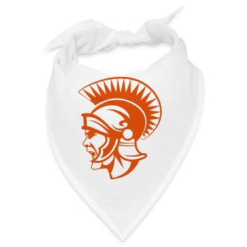 Römischer Soldat - Bandana - Weiß - Vorne