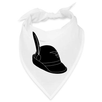 Alpine Hut - Bandana - Weiß - Vorne