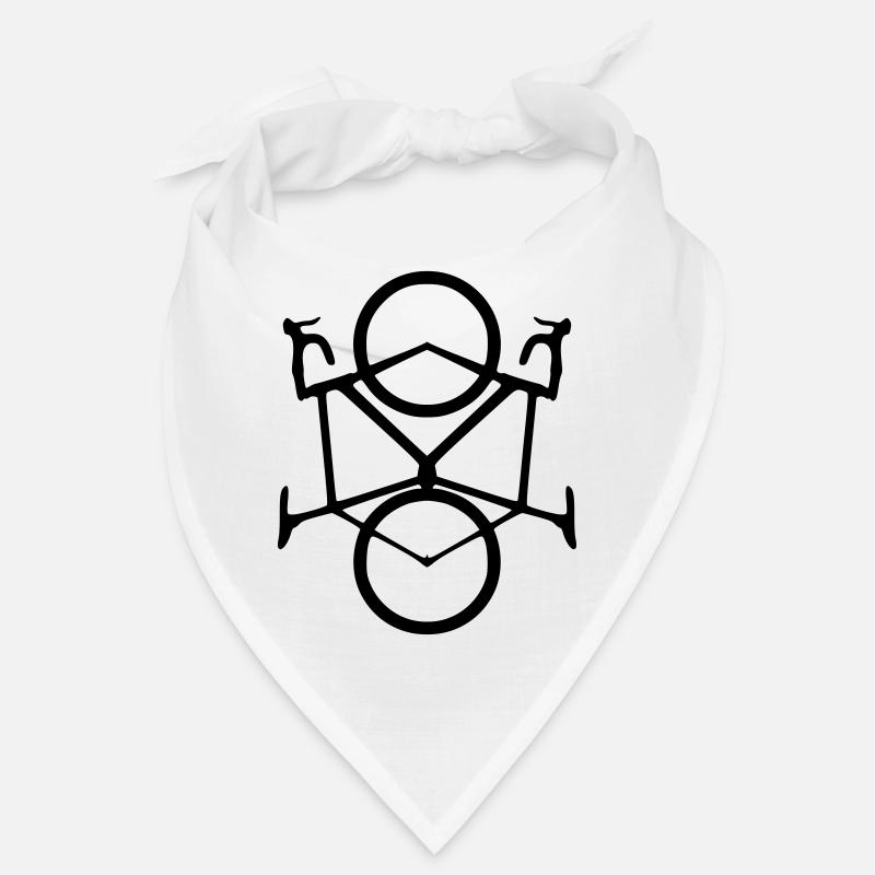 Vélo de course semi-réfléchissant. cadeau Bandana