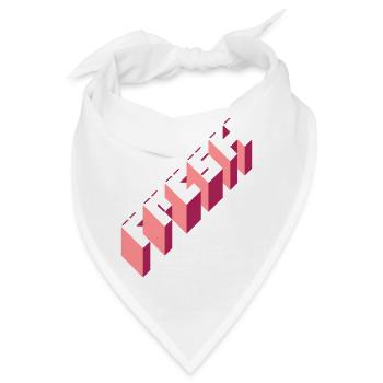 PETSCII fresh - Bandana - Weiß - Vorne
