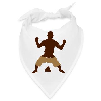 Großer Haufen Gewinner - Bandana - Weiß - Vorne