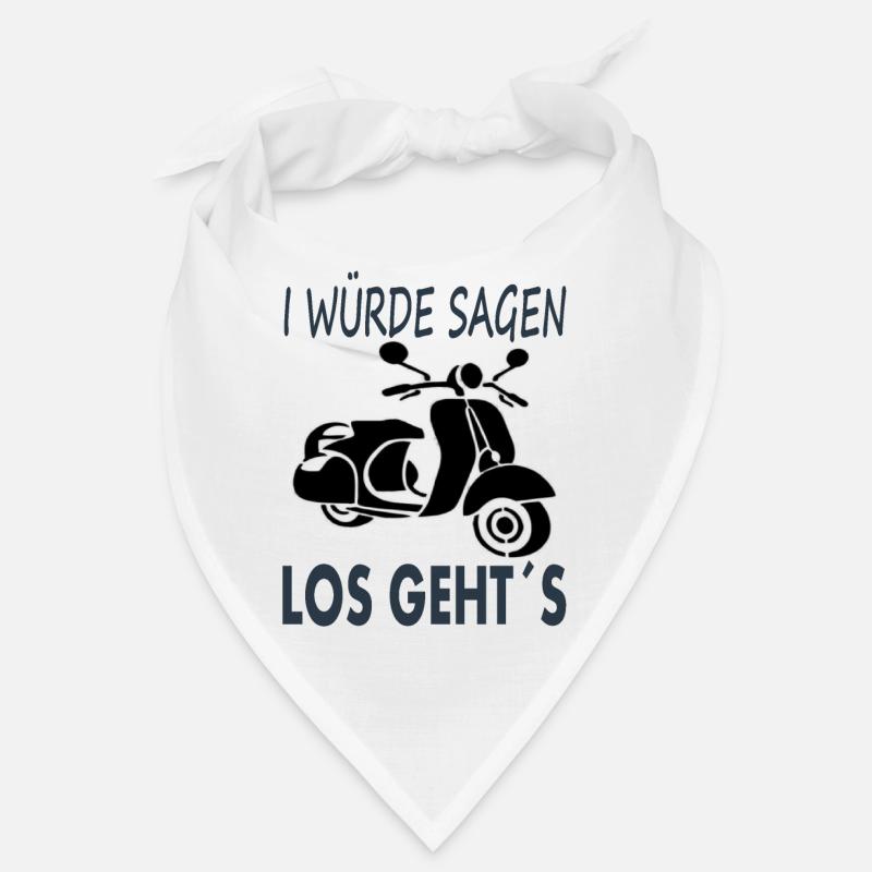 Roller fahren Rollerfahrer ich liebe Roller Moped Bandana