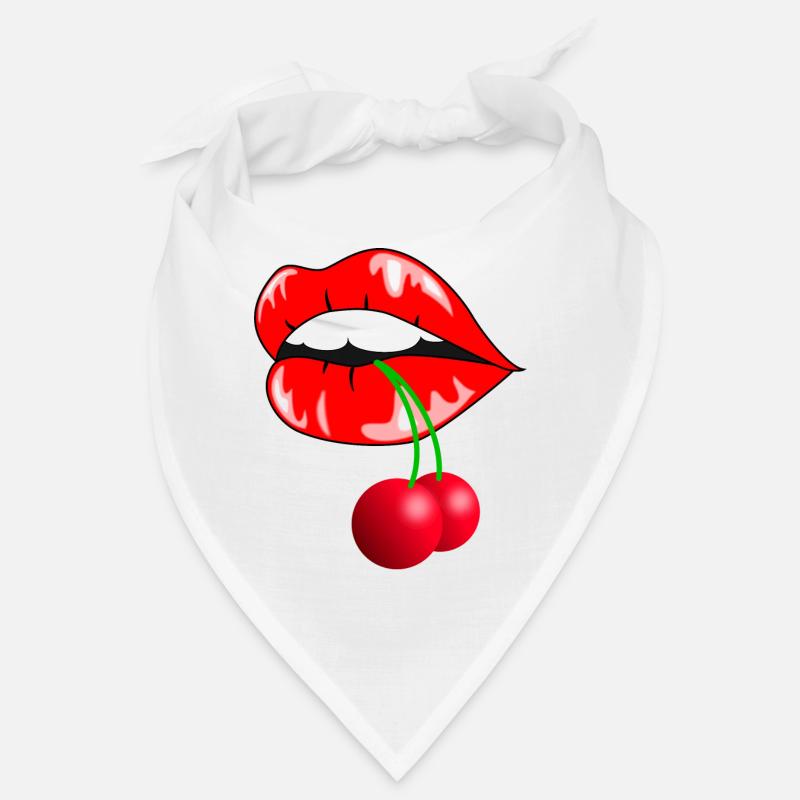 Motif Lèvres Bouche Bandana