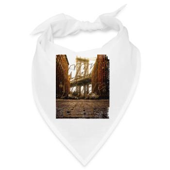 Brooklyn Ney York - Bandana - Weiß - Vorne