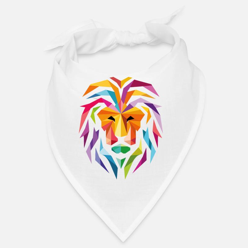 Löwe bunt Bandana