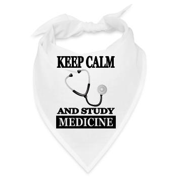Medizin studieren Medizin Studium Arzt Geschenk - Bandana - Weiß - Vorne