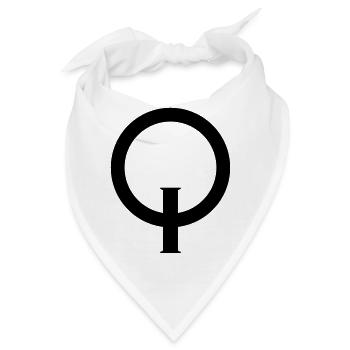 Optimist, Symbol, Opti, Segeln, Segelboot, Boot - Bandana - Weiß - Vorne