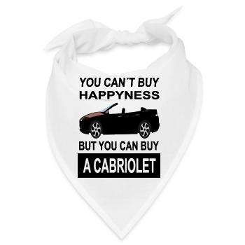 Cabriolet fahren Cabrio Fahrer Cabrio Spruch Auto - Bandana - Weiß - Vorne
