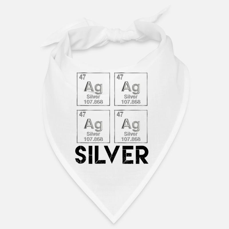 Silver (Ag), Silver in the periodic Table, Silver Bandana