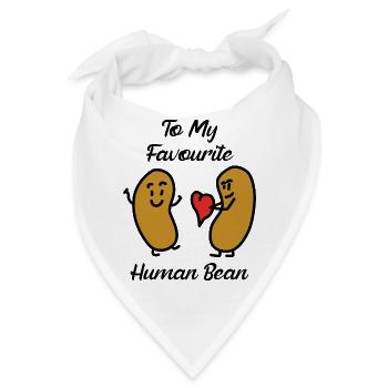 Human Bean - Bandana - Weiß - Vorne