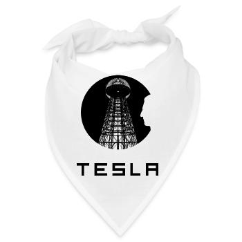 Nikola Tesla Tower - Bandana - Weiß - Vorne