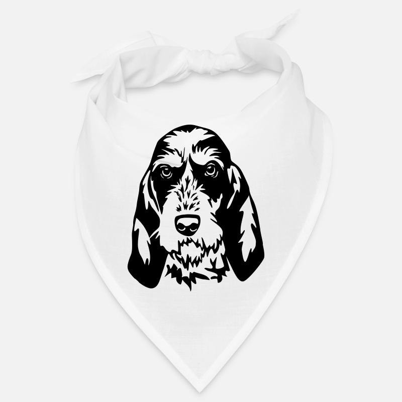 Griffon Bleu de Gascogne Tête Bandana