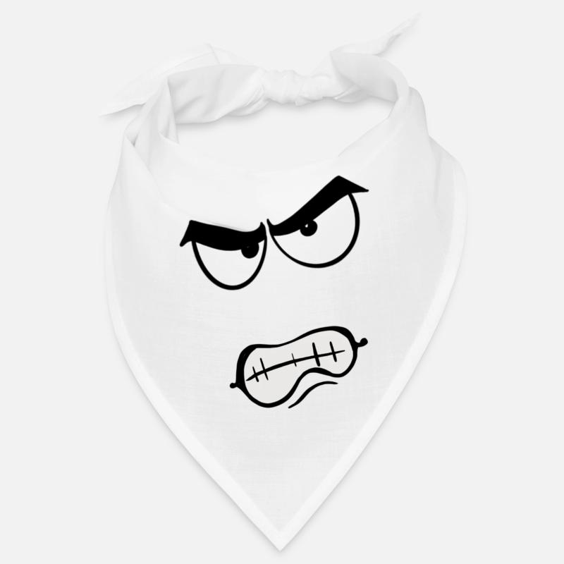 Angry toon face Bandana