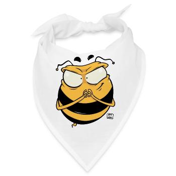Biene fies - Bandana - Weiß - Vorne