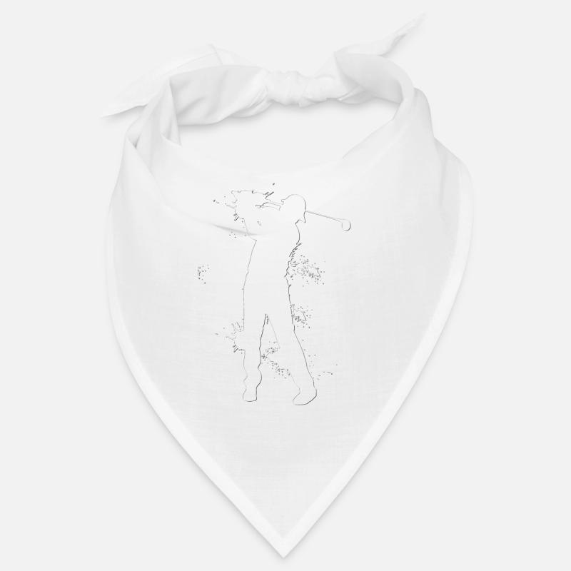 Golfer Coup de golf - Bandana - blanc
