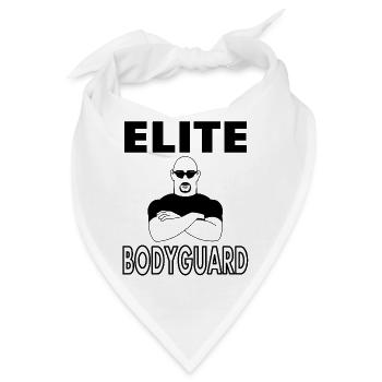 bin Bodyguard Elite Türsteher Sicherheitsdienst - Bandana - Weiß - Vorne