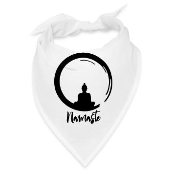 Namaste - Bandana - Weiß - Vorne