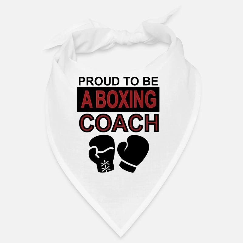 stolzer Boxtrainer Boxhandschuhe k.o Boxer Faust Bandana